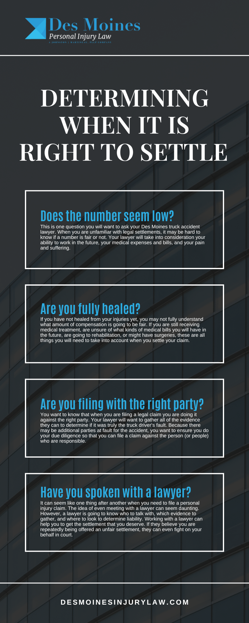 Determining When It Is Right To Seattle Infographic