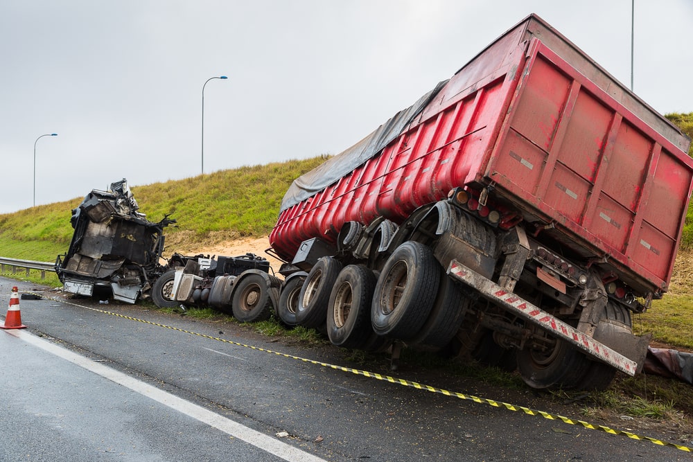 Semi-Truck Blocks I-80 Near Des Moines